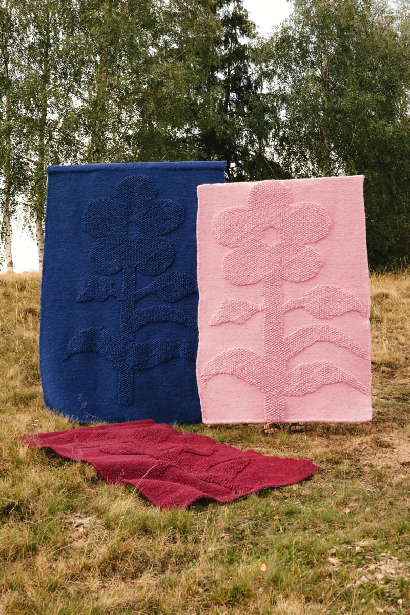 "Cornflower blossom" wall panel-3