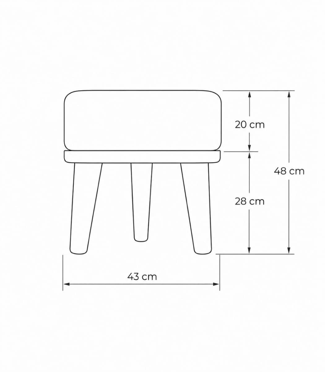 White gunia pouf-4