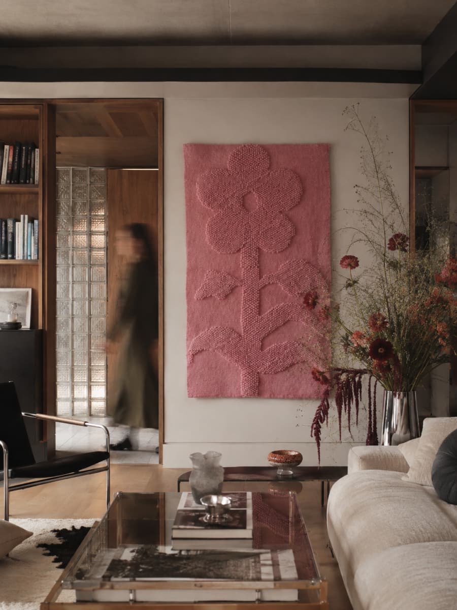 "Pink blossom" wall panel-3