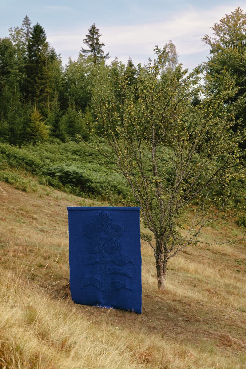 "Cornflower blossom" wall panel-1