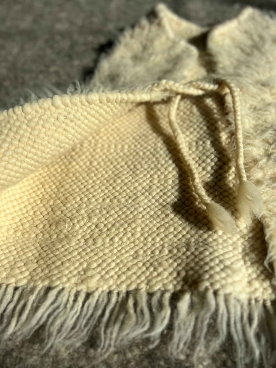 Children's vest made of merino wool brushed wool technique-1