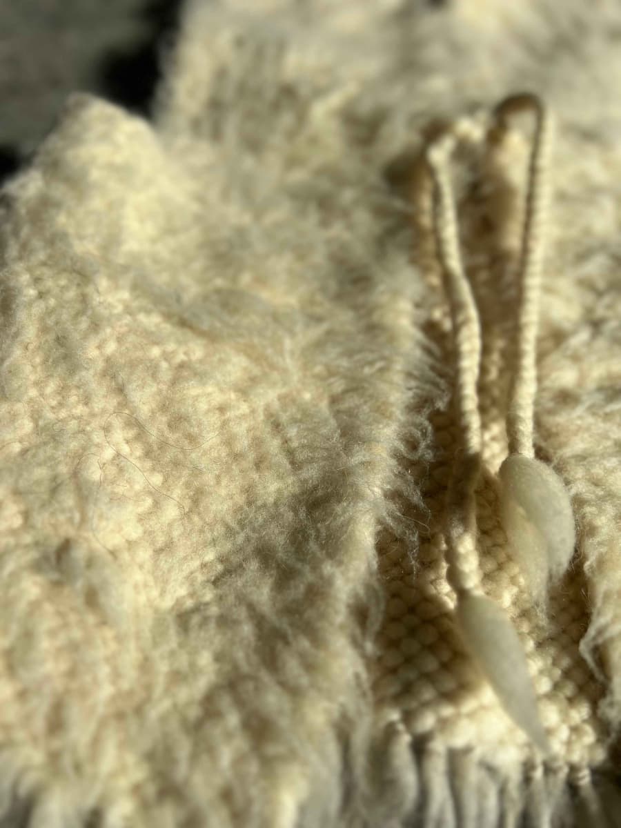 Children's vest made of merino wool brushed wool technique-2